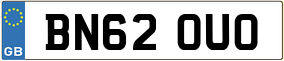 Truck License Plate